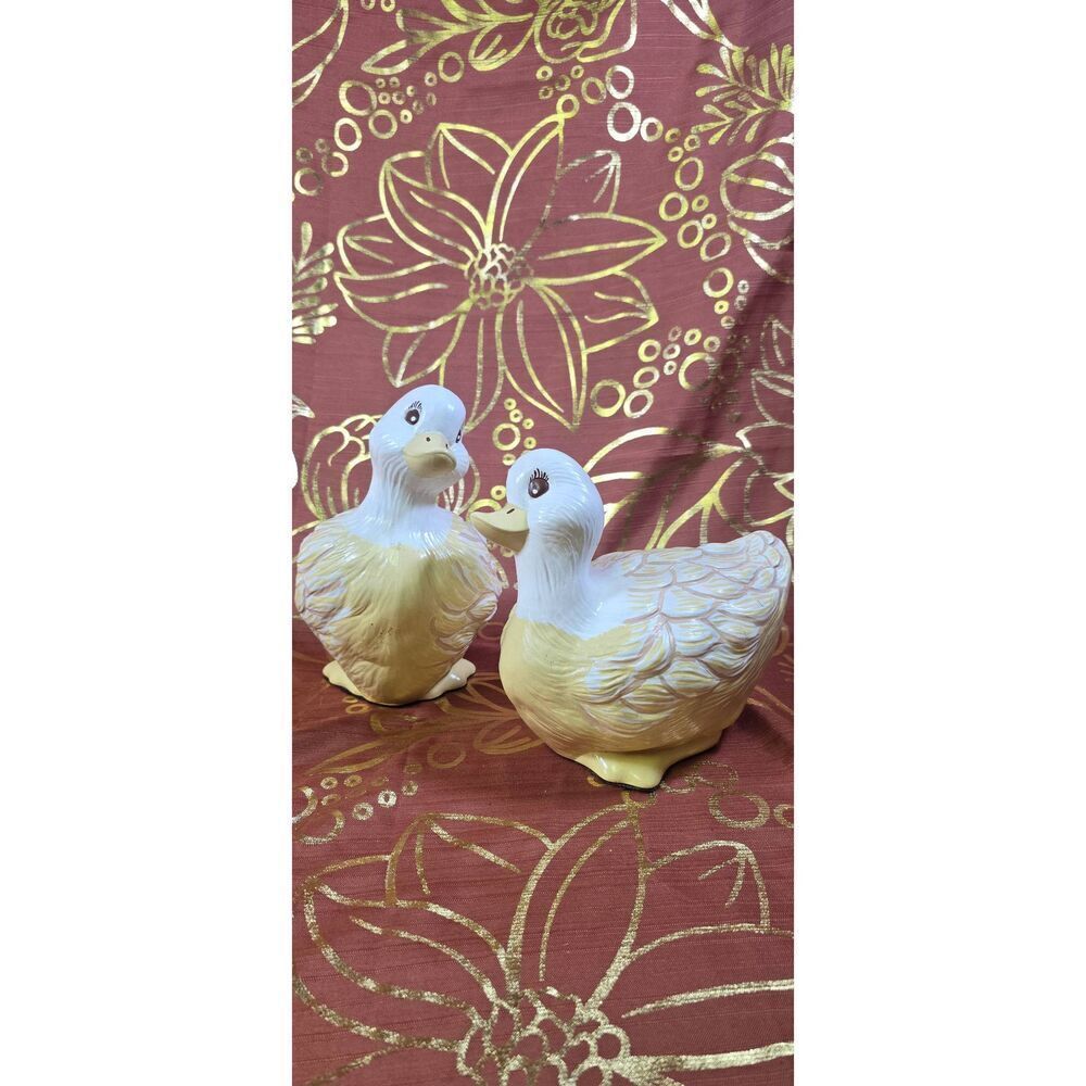 Set of Vintage Ceramic Duck Figurines